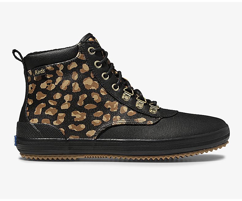 Keds Women's Scout Boot Ii Water Leopard Lace Up Boots - EM7986405